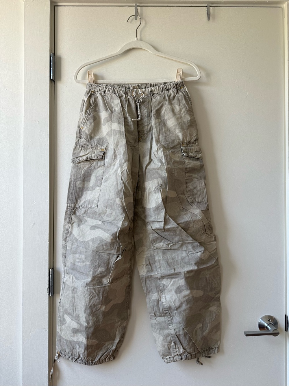 Anthropologie Printed Camo Parachute Pants by Pilcro